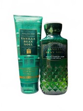 Bath Body Works Vanilla Bean Noel Body Lotion Wash Set Caramel Sugar Cookie