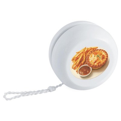 'British Meat Pie With Chips & Gravy' Retro Style Yo-Yo (YY00055536)