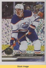 2023-24 Upper Deck Series 1 Speckled Foil Zach Hyman #68 READ 5pq