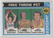 1974-75 Topps Ernie DiGregorio Rick Barry Jeff Mullins #147 HOF 0q9