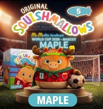MAPLE 5 2026 McDonald  s FIFA World Cup Squishmallows Happy Meal NEW IN BOX