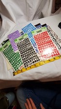 Lot Of 13 Pc Alphabet/number Stickers, Most NIP Glitter Making Memories