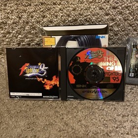 King of Fighters 95 Boxed w/RAM Cartridge Sega Saturn Japan import US Seller