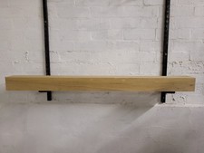 Solid Oak Beam Fireplace Mantel Shelving Planed 90x90x1180mm (136)