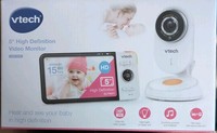 VTech VM818HD video baby monitor featuring a 5-inch screen and high definition