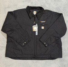 Carhartt Black Detroit Jacket Blanket Lined 103828-BLK Men s 3XL Corduroy Collar