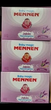 3X MENNEN MAGIC BABY SOAP LAVENDER / JABON PARA BEBE LAVANDA - 3 BOXES OF 90G EA