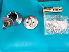 Kwikset Single Deadbolt 660 Silver Finish New