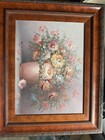 Helmer Floral Still Life Flowers Canvas Painting Signed Framed 12x16" — photo 6