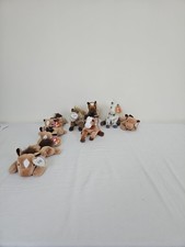 TY Beanie Babies Horse Lot Of 8,Derby,Oats,Filly,Hoofer,Lightning,