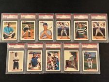 (11) dif 1992 Bowman baseball lot, Bonds Ramirez, all PSA GEM MINT 10, *SEWALL*