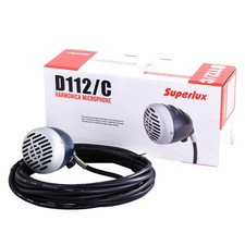 Superlux D112 Dynamic Microphone for Harmonica or Blues Harp — image 13