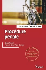 Proc�dure p�nale 2021/2022: Tout le cours � jour des derni�res r�formes l�gales