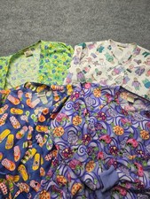 Lot Of 4- Scrubs Tops Only Women Size Small 3  XS 1 