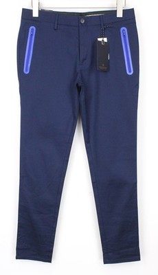 Scotch & Soda MOTT Mens Chino Pants W31/L32 Navy Stretch Super Slim