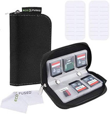 Memory Card Case - Fits up to 22X SD, SDHC, Micro SD, Mini SD and 4X CF - Holder