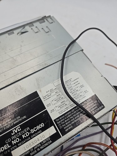 JVC CD Receiver KD-SC800 For Parts And Repair - Picture 11 of 14