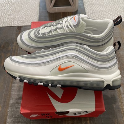 Nike Air Max 97 Cone White Metallic Silver BQ4567-100 Sz13 90 Bacon Galaxy  Gold