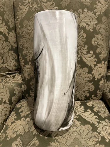 Cyan Design Stallion Vase Planter Black/White - 9872 16.25” x 6.5” - Picture 4 of 6