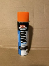 Krylon QUIK-MARK Water-Based Inverted Marking Paint - APWA Brilliant Orange 12pk