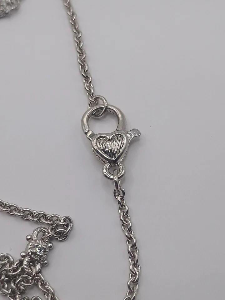 Collar Judith Ripka de plata esterlina circonita cúbica por yarda 16 estaciones 36" Foto 3 de 4