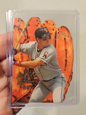 1994 94 Fleer Flair #9 Tim Salmon Hot Glove Gloves LA Anaheim Angels Die Cut SSP