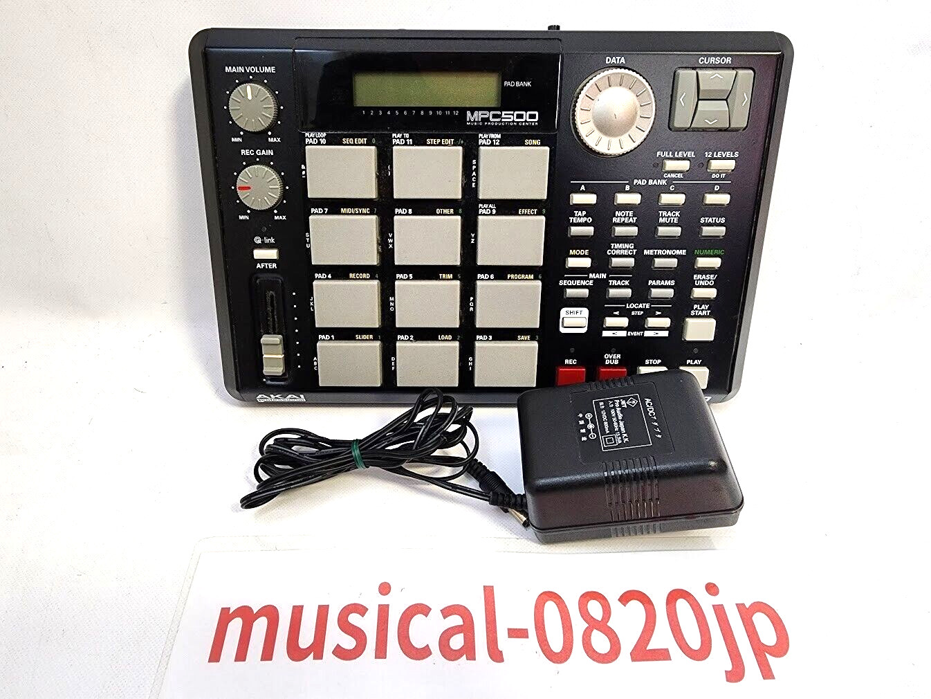 DJ機材 AKAI MPC 500 美品中古 AKAI MPC500 - レギュラークラフトレコード