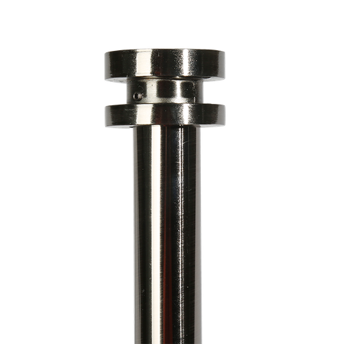 Curtain Pole Rod Curtain Metal Rod Rail Finial Set 28mm Extendable Adjustable - Picture 13 of 17