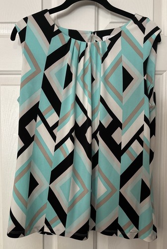 Womens Petite Medium Calvin Klein Blouse Beautiful!