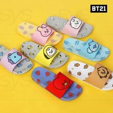 BTS BT21 Official Authentic Goods Baby Drawing Slippers + Tracking Number