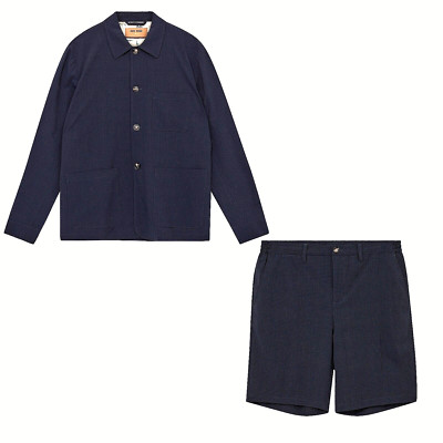 GALLERY by Mos Mosh  Hunt Seer Check Anzug  Jacke Shorts size 50/M  UVP 309,-
