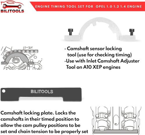 Kit Attrezzi Distribuzione Motore 1.4 L Turbo Compatibile con Chevrolet Chevy Cruze Opel - Foto 5 di 6
