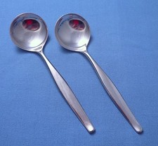 Bruckmann 762 - Party - 2 Tassenlöffel - Bouillonlöffel - Löffel - 90er Silber