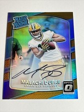 2017 Donruss Optic Green Bay Packers Malachi Dupre Rated Rookie Bronze Auto #197