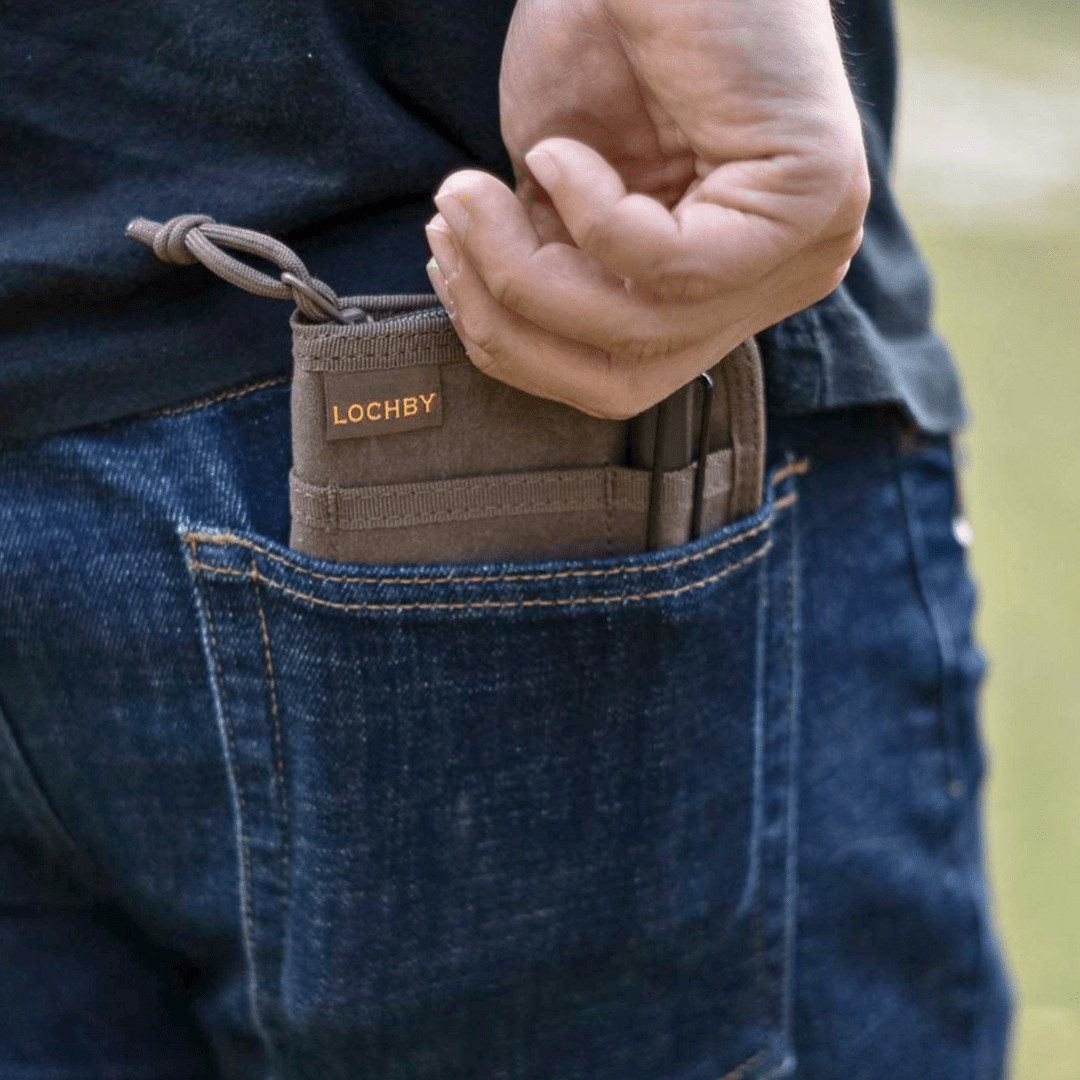 Lochby Pocket Journal Brown Waxed Canvas  | Travel Journal Notebook 