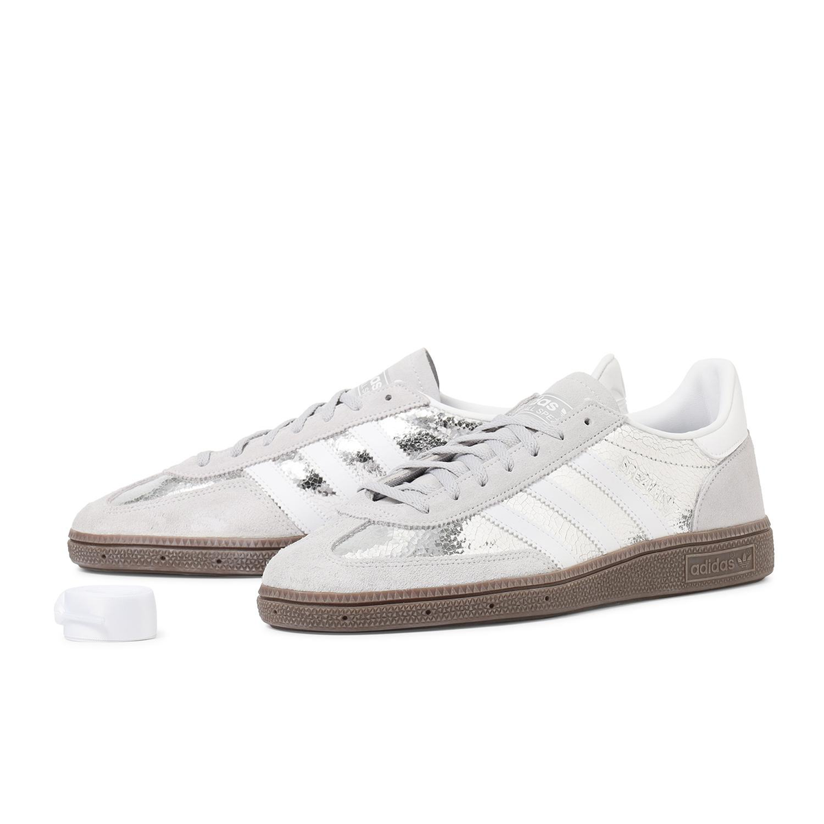 adidas Originals Handball Spezial Silver White JR6511 Men's Size
