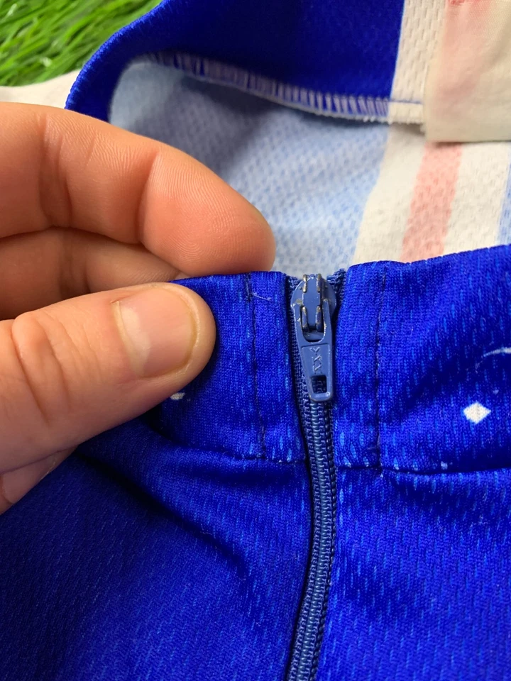 RARE CYCLING SHORT SLEEVES SHIRT JERSEY FRANCE TEAM FFC ADIDAS ORIGINAL SIZE 5 - Image 4 of 4