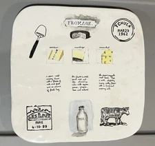 Rae Dunn Cheese Board Platter Fromage Magenta