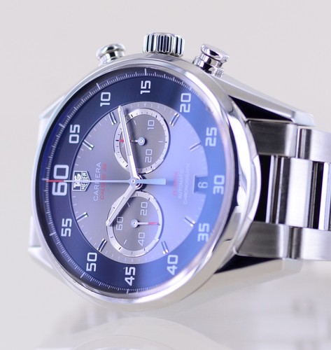 TAG Heuer Uhr Carrera Chronograph Flyback black Calibre 36 El Primero Steel Glas - 第 19/23 張圖片