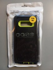 Nokia N8 Cell Phone Case Back Cover - Black  Green