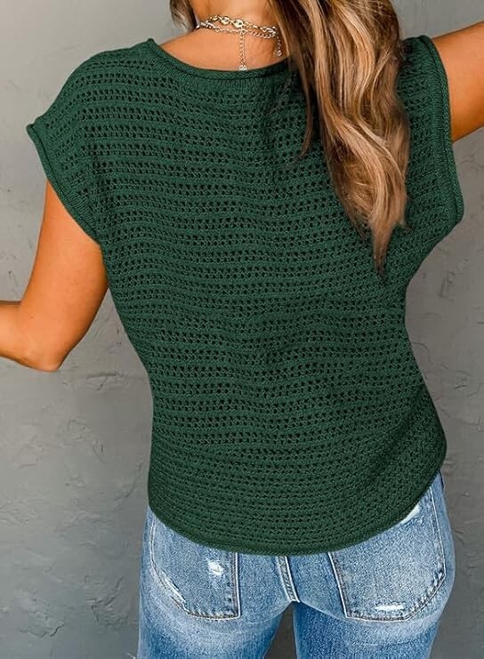 Kalin Crochet Sweater Top