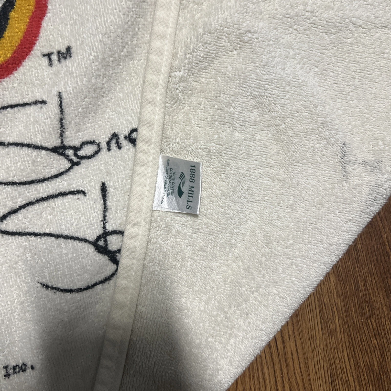 2000 WWF Stone Cold Steve Austin Beach Towel White