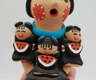 Jemez Pueblo Storyteller Doll 3 Girls Watermelon Tim Tosa — photo 4