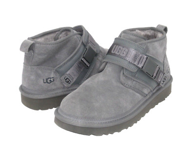 UGG NEUMEL SNAPBACK MEN BOOTS GREY SUEDE US 9 /UK 8 /EU 42 /JP 27