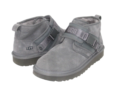 UGG NEUMEL SNAPBACK MEN BOOTS GREY SUEDE US 9 /UK 8 /EU 42 