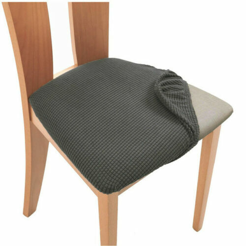 Seat Cover 2-8 PACK Dining Chair Spandex Jacquard Stretch Wedding Banquet Party - Bild 12 von 32