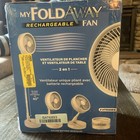 My Foldaway Rechargeable Fan Floor and Table Fan 2 in 1