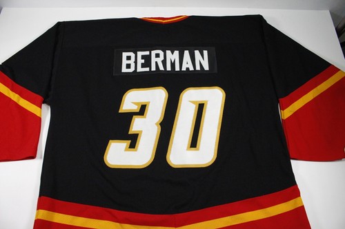 AK South Florida Rage Hockey Jersey Men's Sz XXL Black Red Berman #30 Stitched - Picture 2 of 8