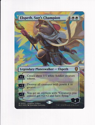 MAGIC THE GATHERING COMMANDER: BLOOMBURROW FOIL ELSPETH