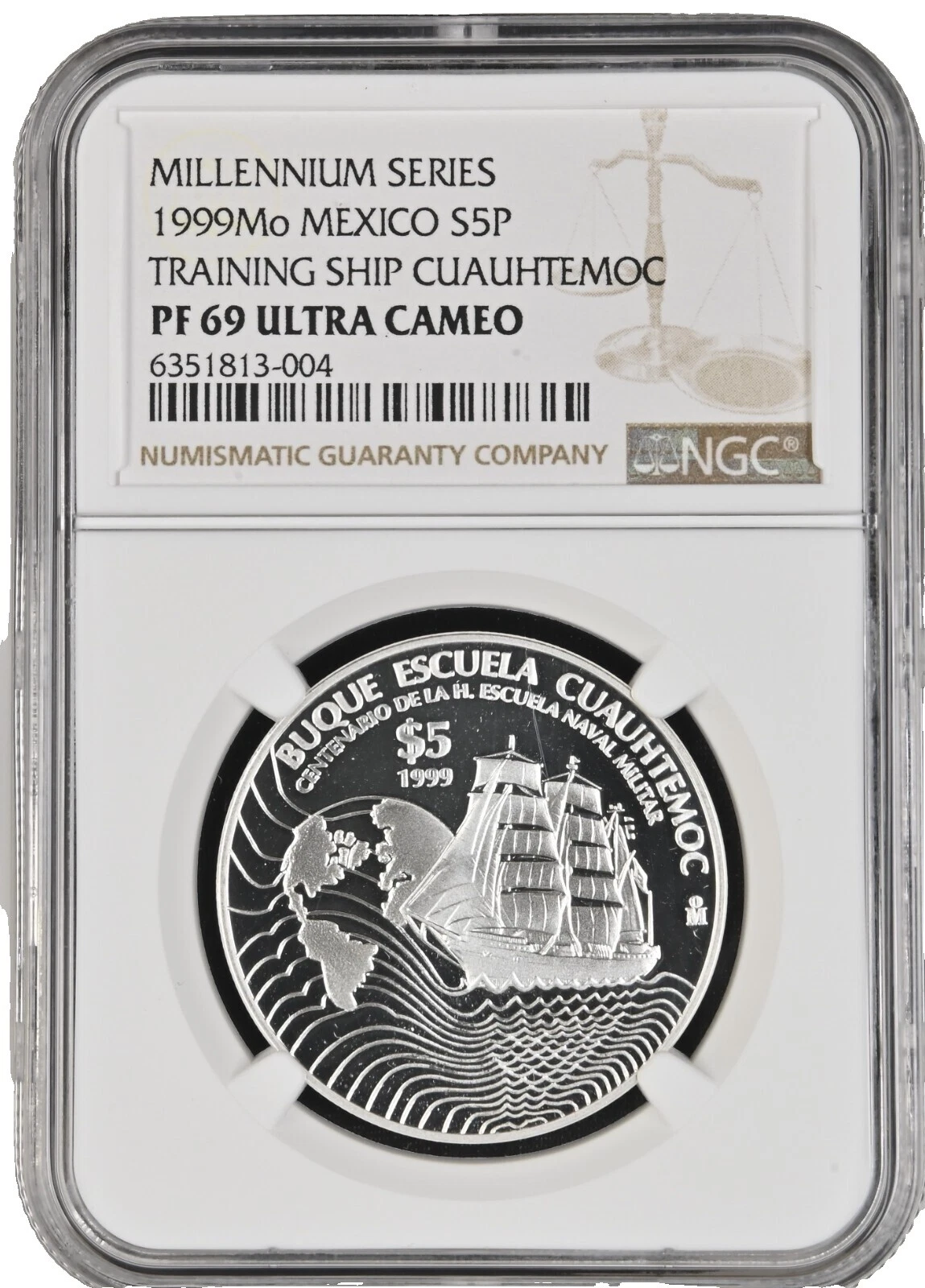 Monedas de plata 1999 mexicano